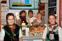 AUf der Grünen Woche mit der Fläming-Königin und ihrer Familie