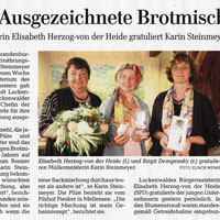 Artikel der Märkischen Allgemeinen - Luckenwalder Rundschau vom 18.6.2014