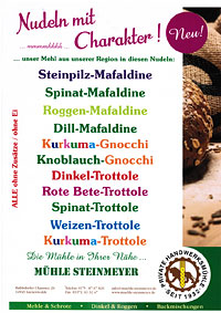 Nudeln mit Charakter